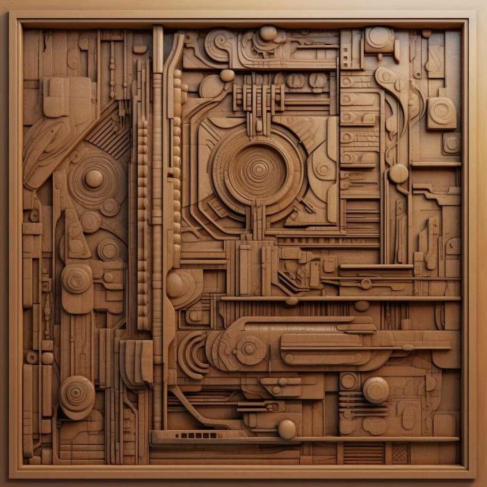 نموذج ثلاثي الأبعاد لآلة CNC 3D Art 